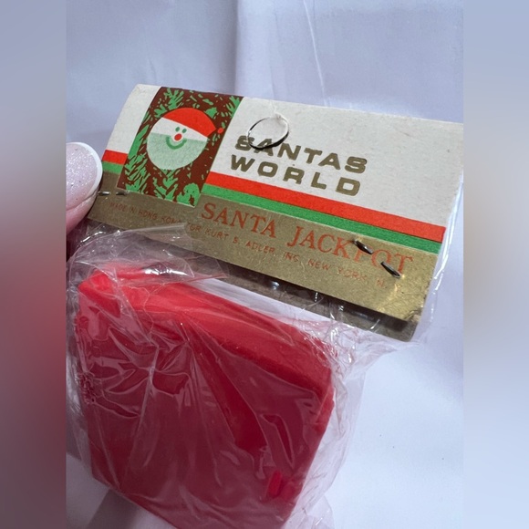 Vintage Kurt Adler Christmas Plastic Machine Toy NOS Original Package WORKS - Picture 5 of 9